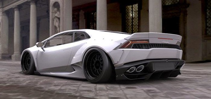Liberty-Walk-Lamborghini-Huracan-Wide-Body-Rear