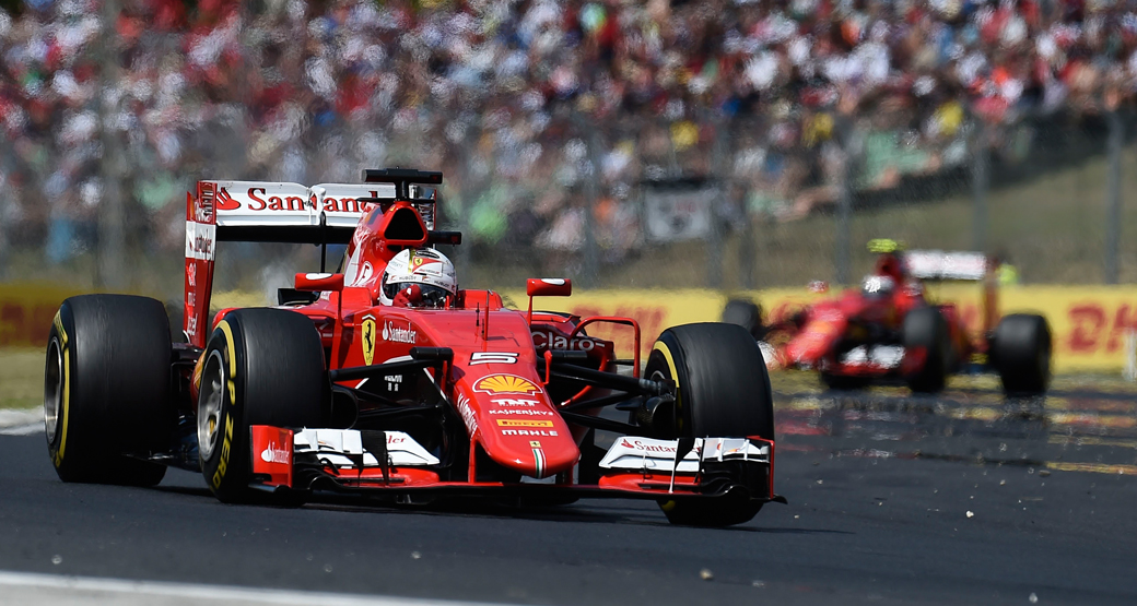 Hungarian-GP-2015-Vettel-Leads-From-Raikkonen