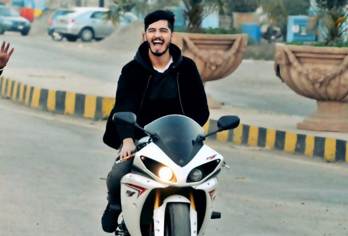 Lord-Aleem-Riding-Motorcycle-Pakistan
