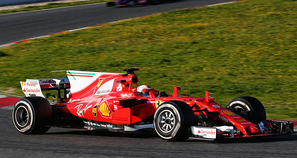 Formula-One-2017-Testing-Barcelona-Vettel