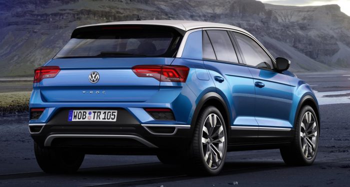 VW-T-ROC-Compact-SUV-Rear-View