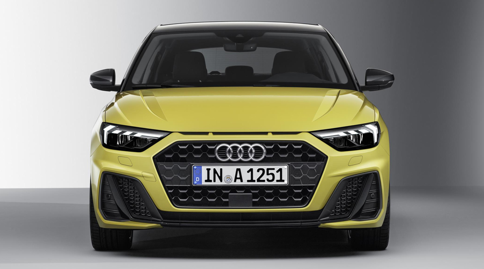 All new Audi A1, 2018, front Quattro inspired grille