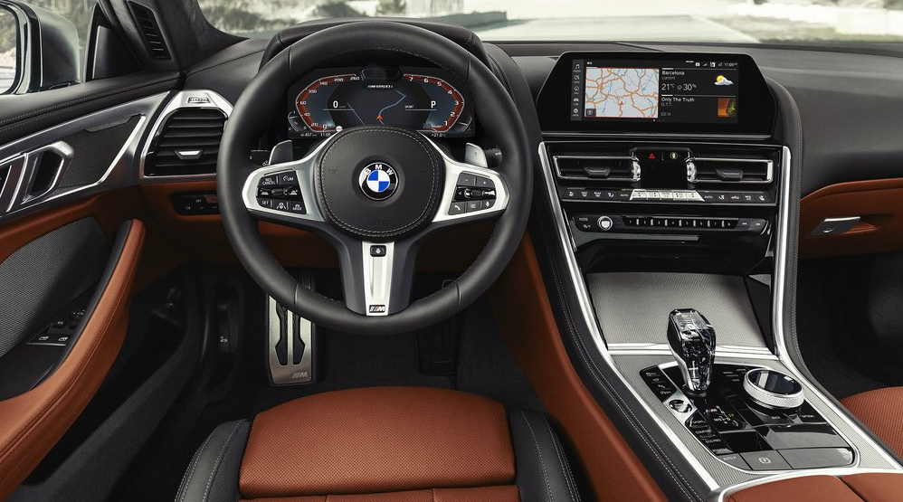 BMW 8 Series the interior Dailycarblog