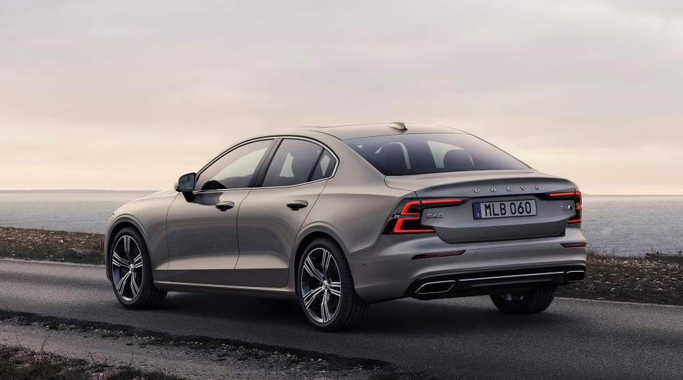 Volvo S60, all new 2018 3rd generation, rear view, Daily Car Blog