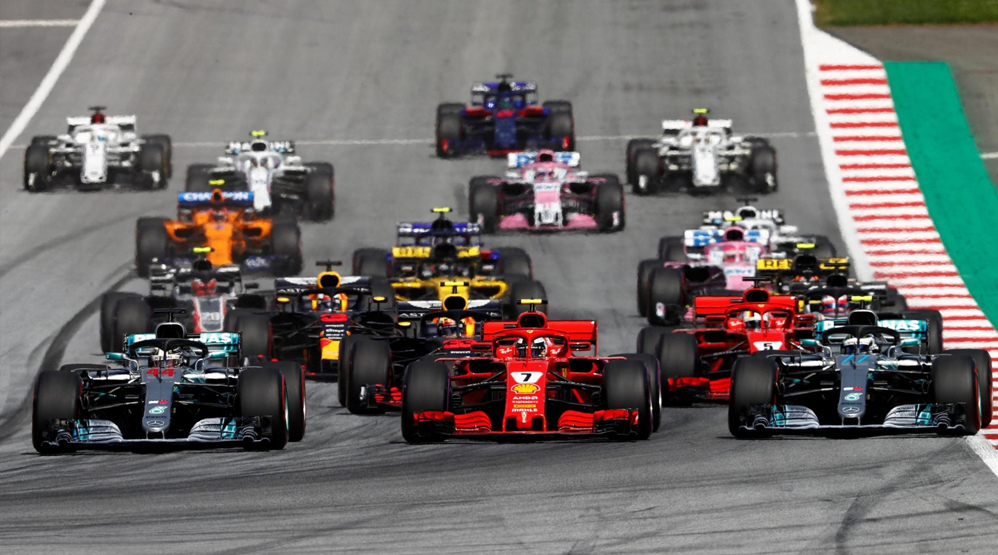 2018 Austrian Grand Prix, race start