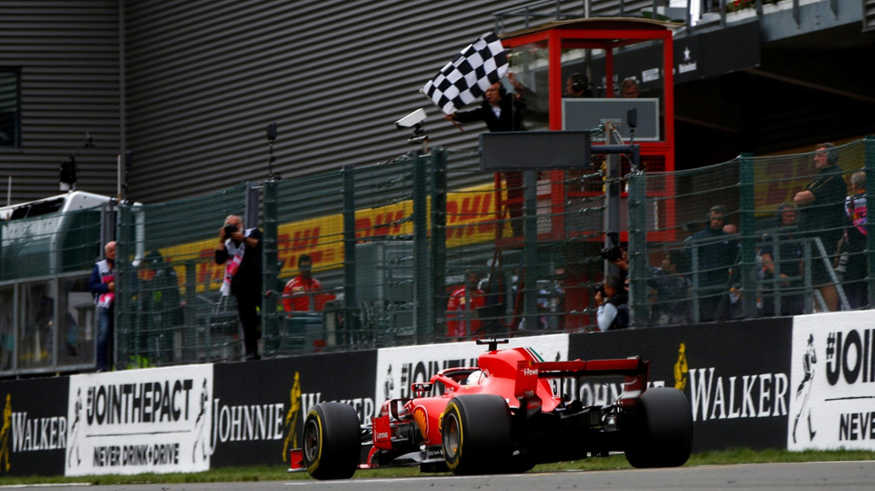 2018 Belgian Grand Prix, Vettel clinches victory, dailycarblog.com