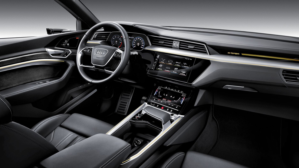 Audi e-Tron, interior, dailycarblog.com