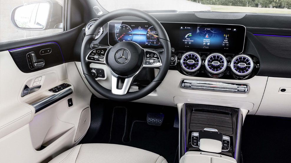 Mercedes B Class, 2018 model, interior, dailycarblog.com