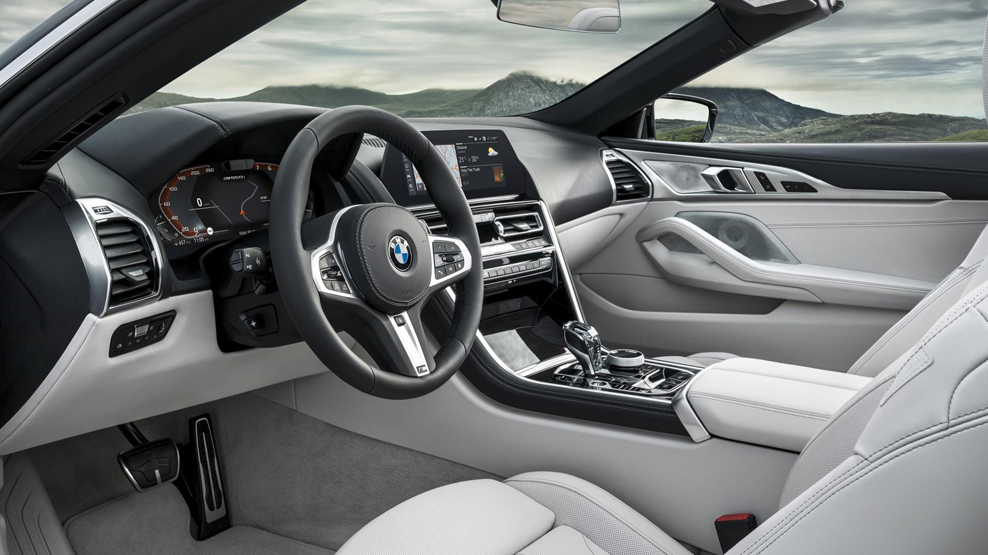 BMW 8 Series, cabriolet, interior, dailycarblog.com