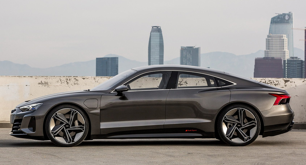 Audi e-Tron GT concept, side profile, dailycarblog.com