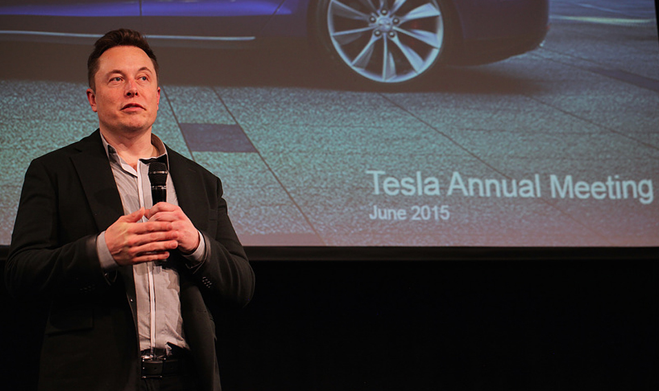Elon Musk, at the 2015 AGM, dailycarblog.com