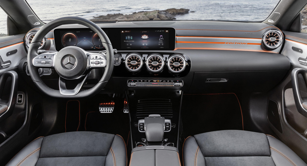 Mercedes CLA Coupe, 2019, interior, Dailycarblog.com