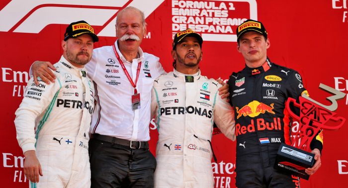 2019 Spanish Grand Prix podium 