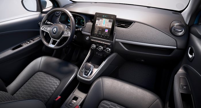 Renault Zoe E-lectric Car interior