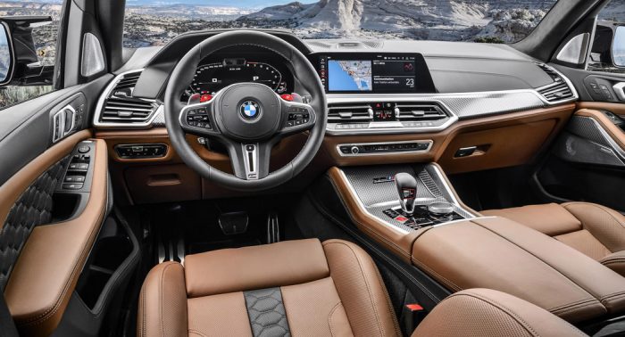 BMW X5 M Competition interior dailycarblog.com
