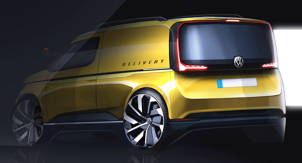 Volkswagen Caddy Van - 2019 Concept - Rear - Dailcarblog