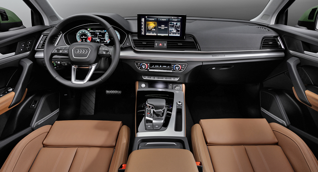 Audi Q5, 2020 facelift, interior, dailycarblog