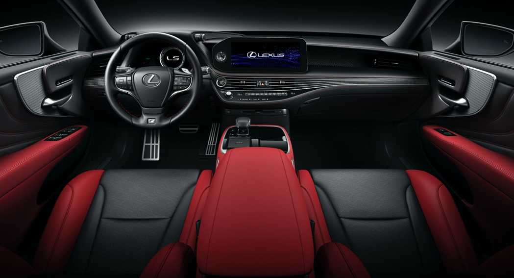 2021 Lexus luxury LS, interior, dailycarblog