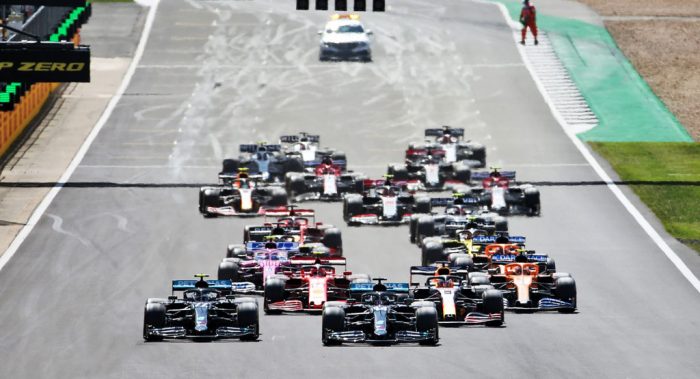 2020 British Grand Prix, race start, dailycarblog