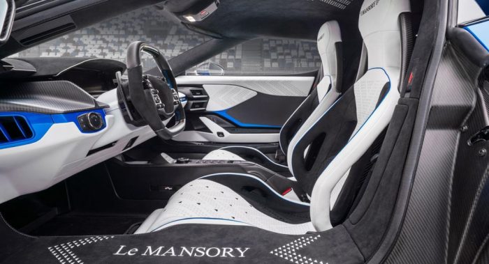 Le Mansory ft Ford GT interior dailycarblog
