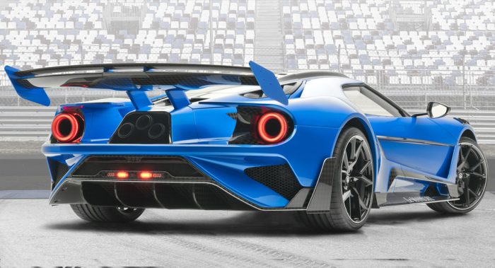 Le Mansory ft Ford GT rear dailycarblog