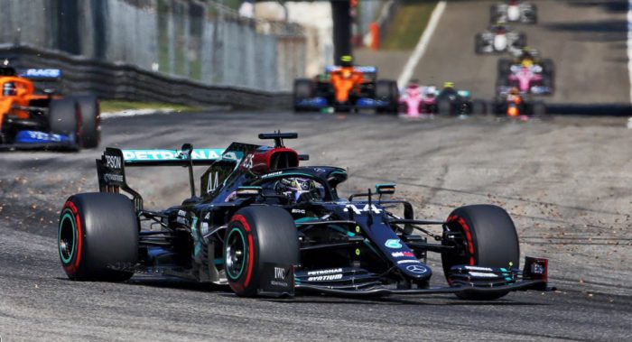 2020 Italian GP, Hamilton leads, Race Report Dailycarblog