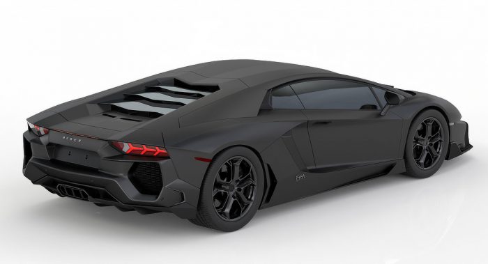 Huber Lamborghini Aventador - Rear - Dailycarblog