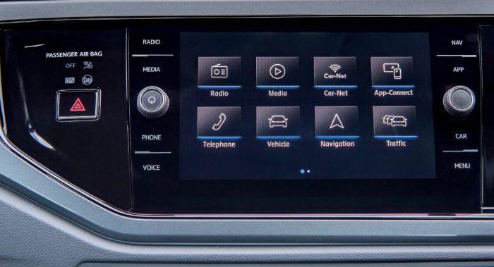 Volkswagen Polo Review infotainment 2021 Dailycarblog