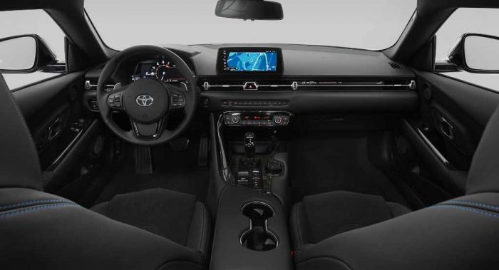 Toyota GR Supra Racetrack Edition Interior Dailycarblog