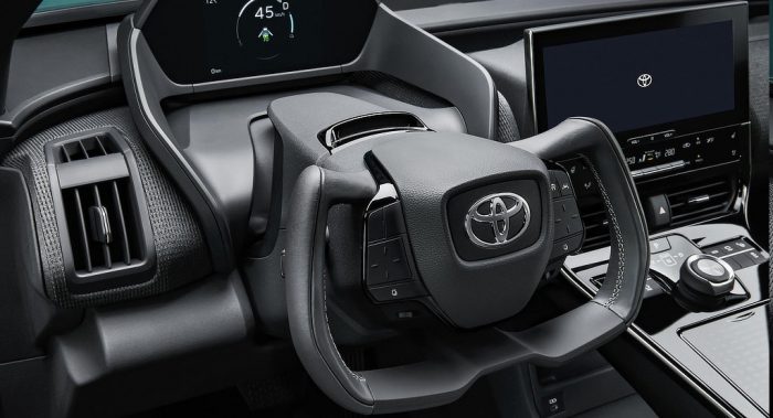 Toyota BZ4X Concept SUV - Steering Wheel - Dailycarblog