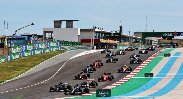 2021 Portuguese Grand Prix - First Lap - dailycarblog