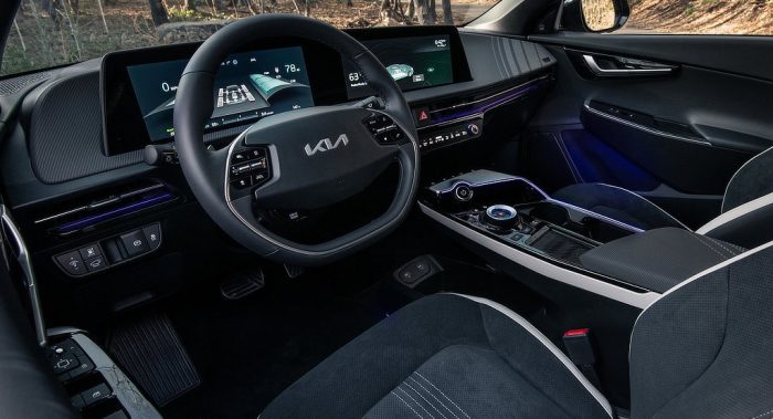 Kia EV6 First Edition USA - interior - dailycarblog