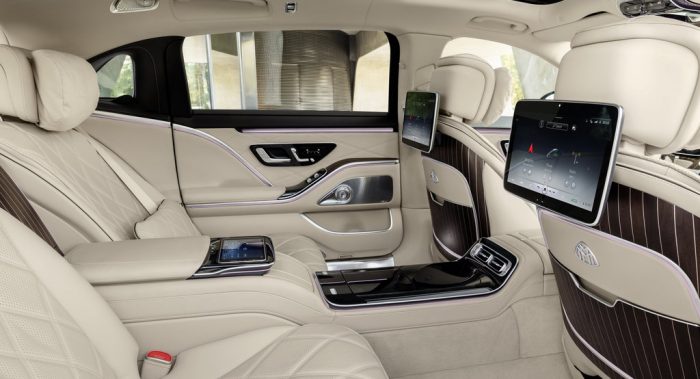 Mercedes Maybach V12 680 S - rear seating - dailycarblog