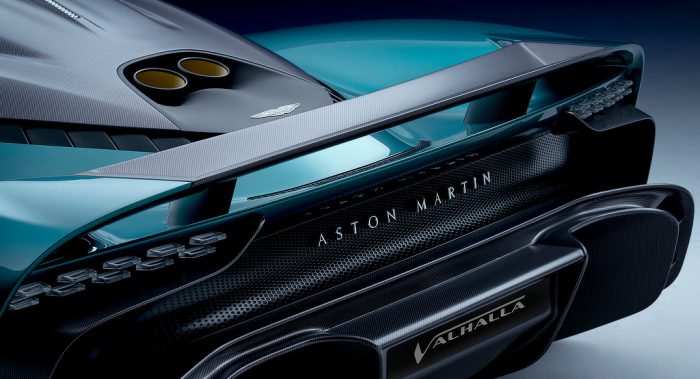 Aston Martin Valhalla rear aero details - dailycarblog