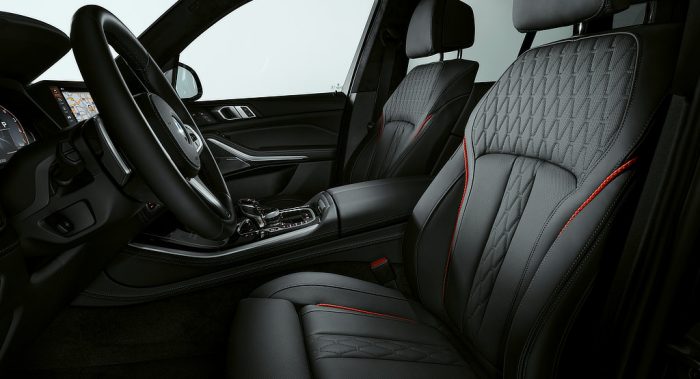 BMW X5 Black Vermillion Edition - Red Piping - dailycarblog