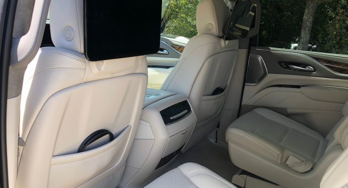 Cadillac Escalade Review - Rear Seats - Dailycarblog