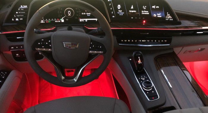 Cadillac Escalade Review - Ambient Lighting - Dailycarblog