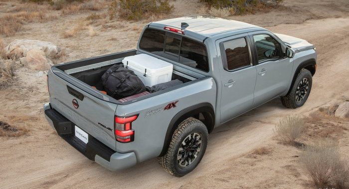 Nissan Frontier 2022 - Rear Bed - Dailycarblog